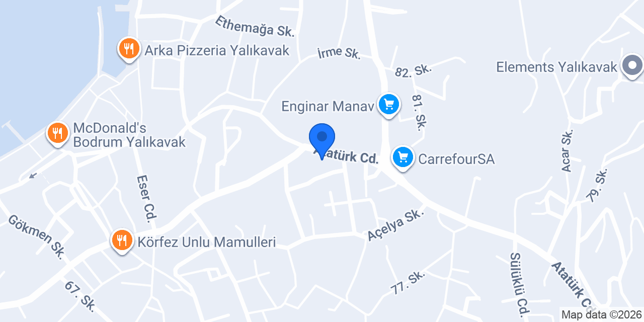 Azim Rent A Car konumu