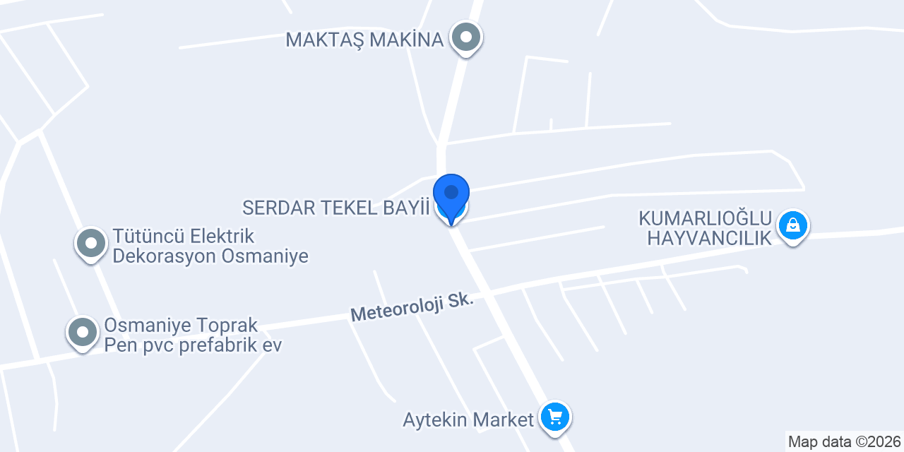 SERDAR TEKEL BAYİİ konumu