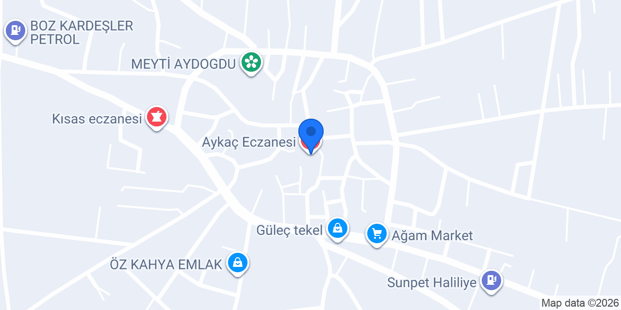 Aykaç Eczanesi konumu