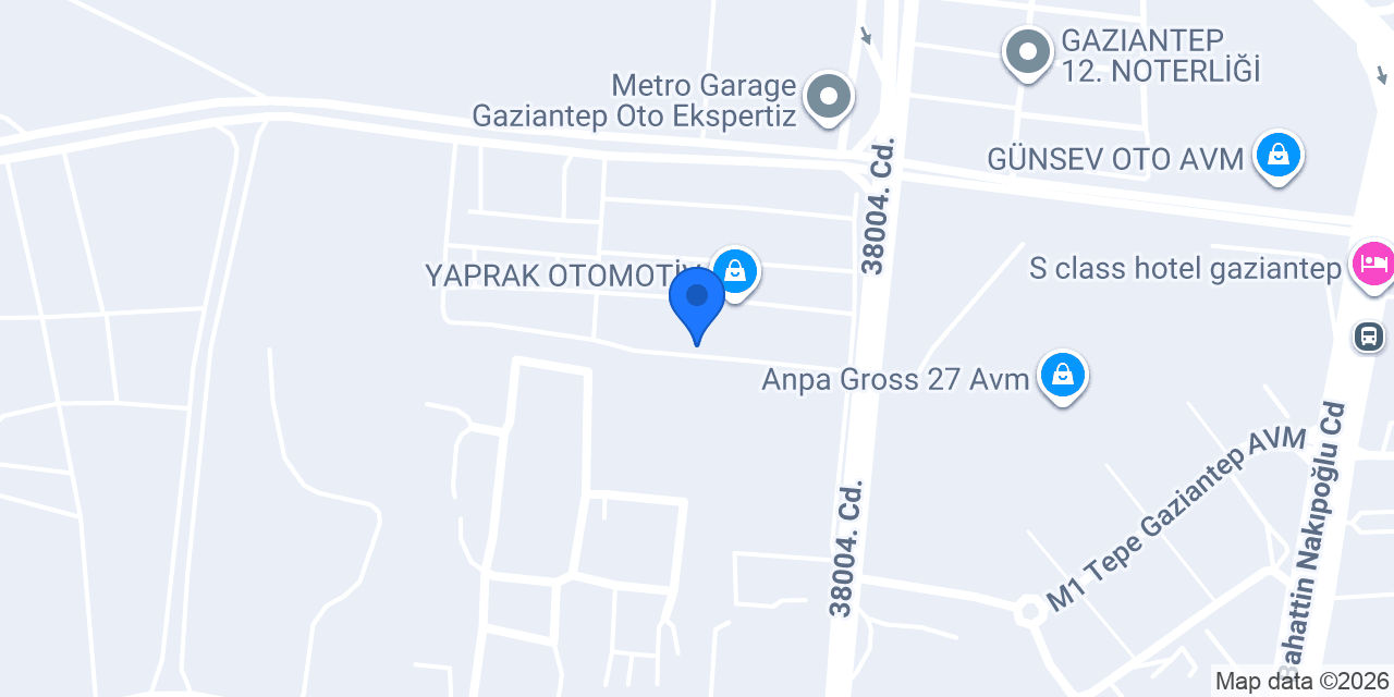 VİZYON OTOMOTİV konumu