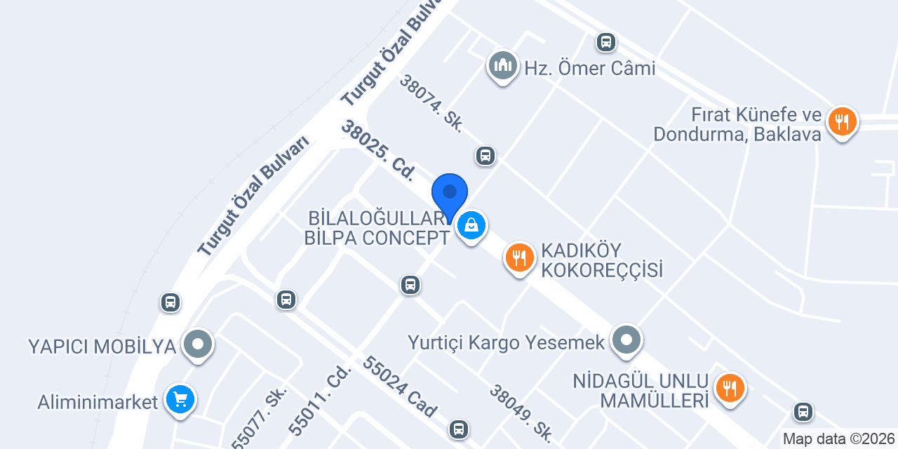 Gülabi kömürde kadayıf Katmer konumu