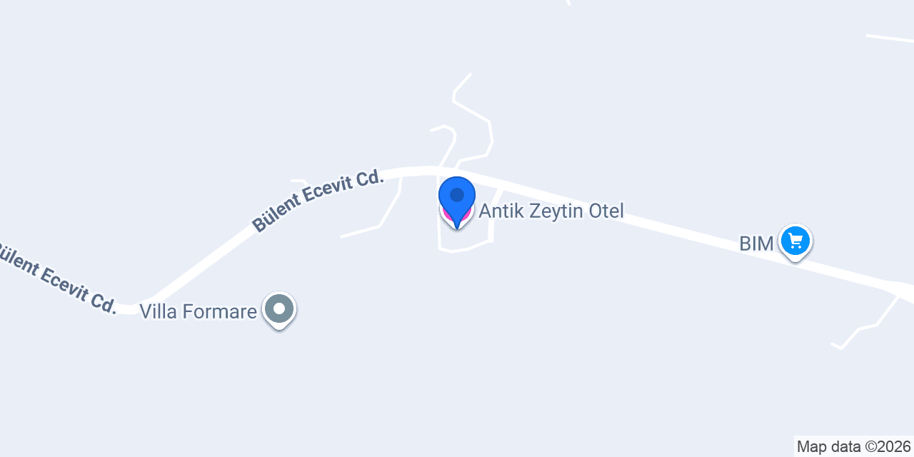 Antik Zeytin Otel konumu