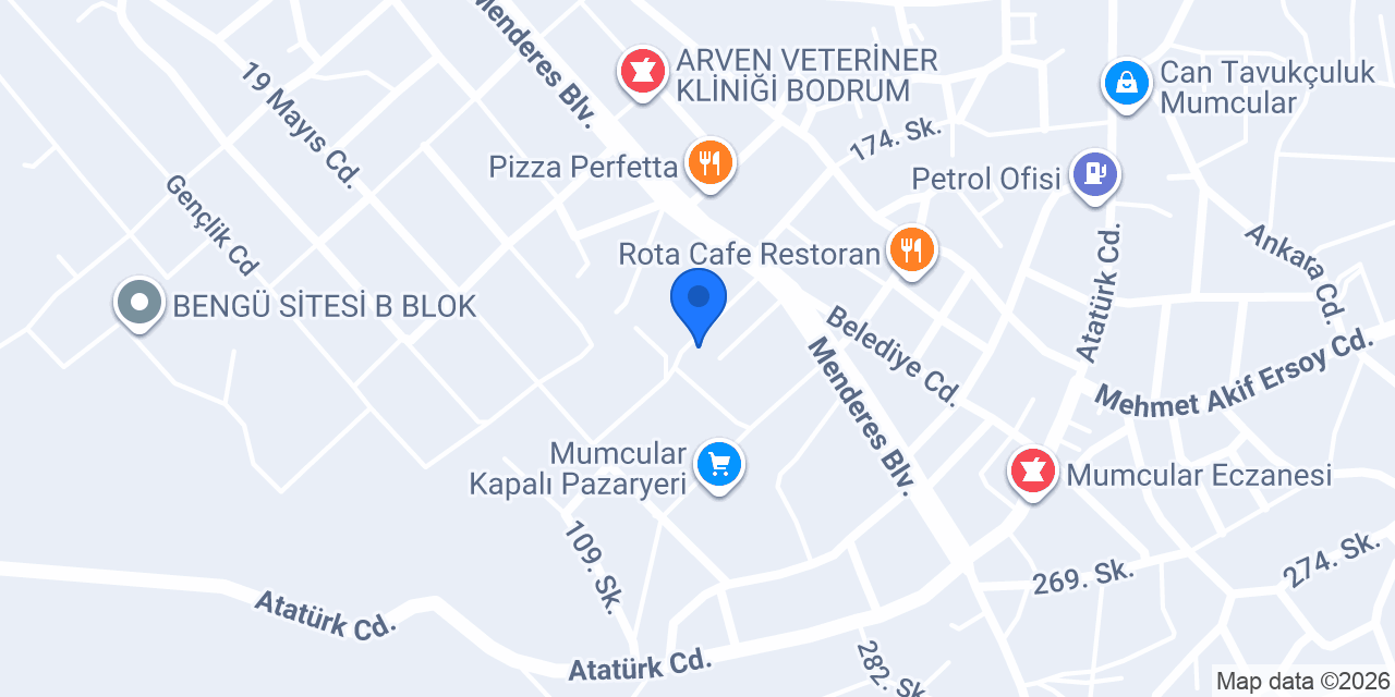 Dadlıca Restaurant konumu