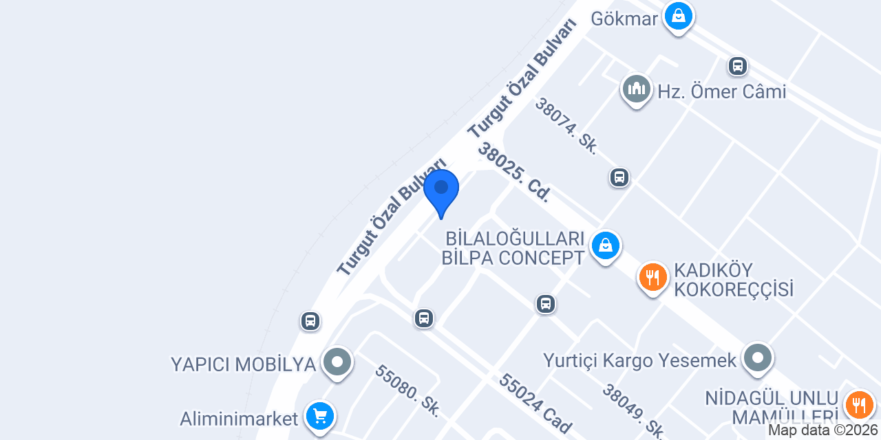 YILDIZ MÜHENDİSLİK DOĞALGAZ konumu