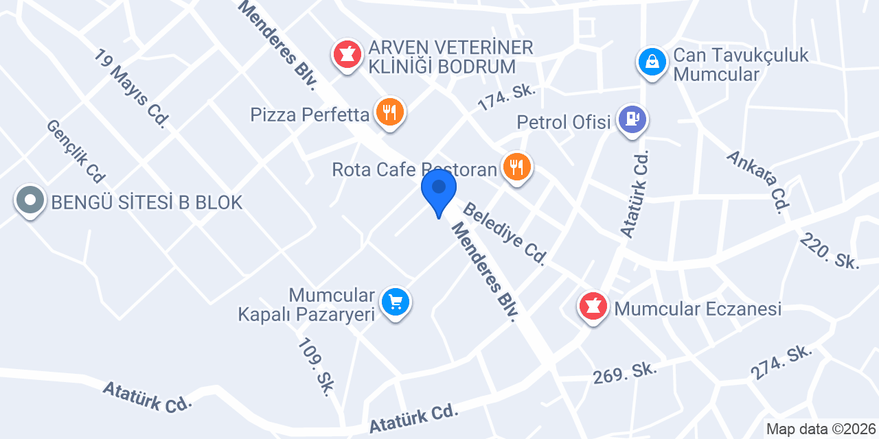 Yurtiçi Kargo Mumcular konumu