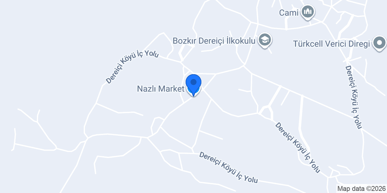 Nazlı Market konumu