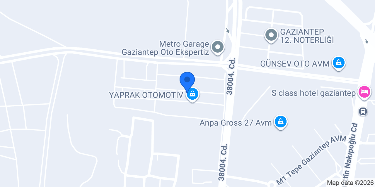 Ceritlioğlu Otomotiv konumu