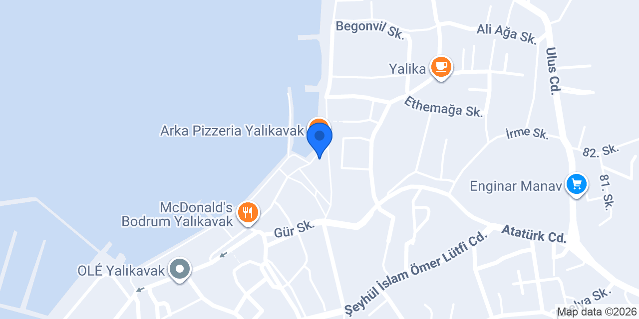 Teras Bar konumu