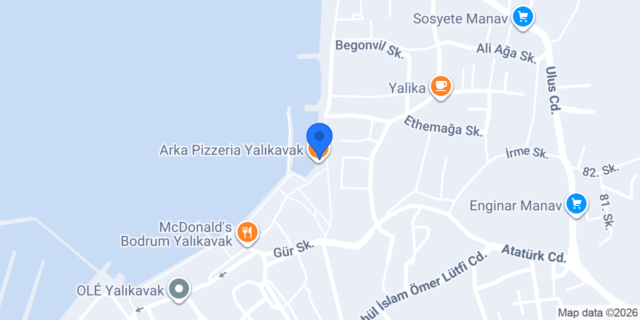 Yalıçapkını Kitchen & Cafe konumu