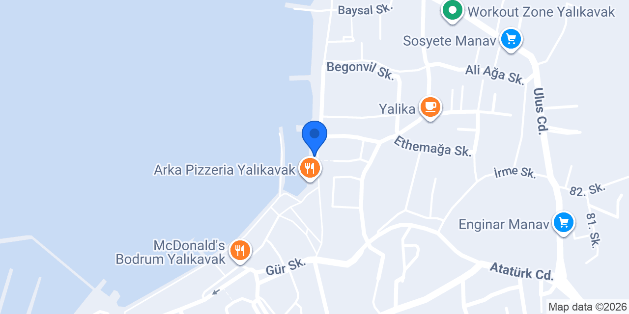 Reis Balık Restaurant Yalıkavak konumu