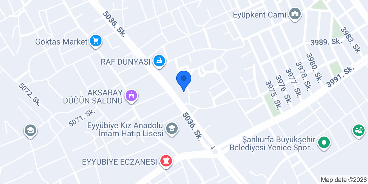 Öz Hatay Mobilya konumu