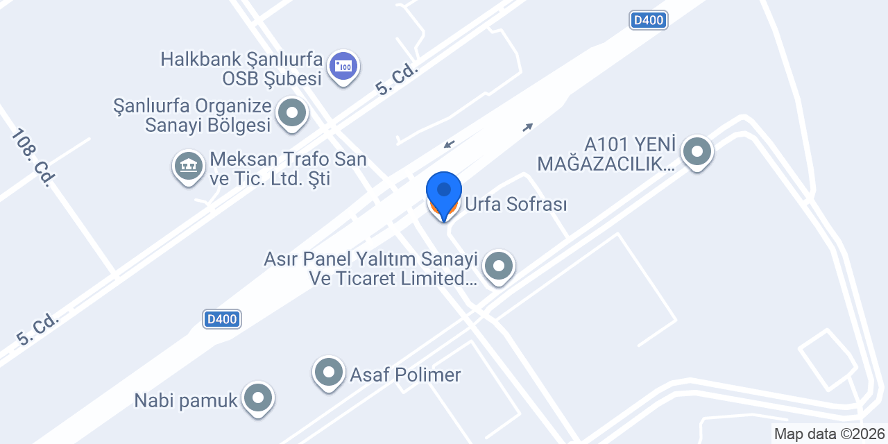 Urfa Sofrası konumu