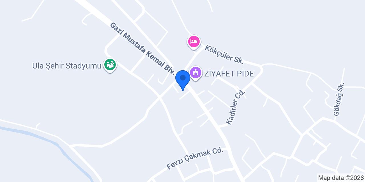 Ula Karizma Sürücü Kursu konumu