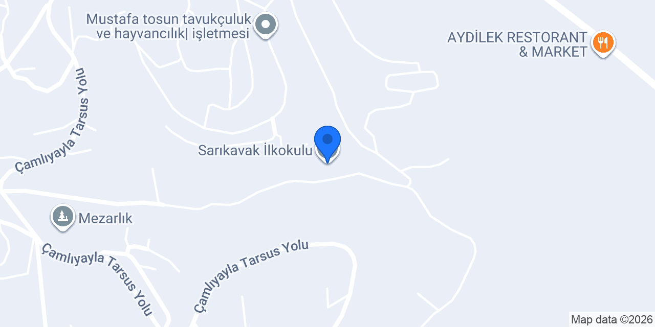Sarıkavak İlkokulu konumu