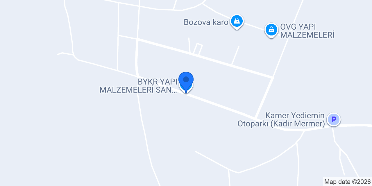 BYKR YAPI MALZEMELERİ SAN.VE TİC.LDT.ŞTİ konumu