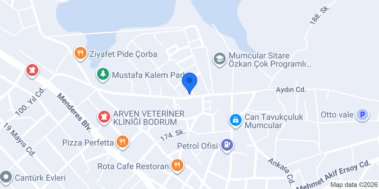 Mumcular Huzur Pastane konumu
