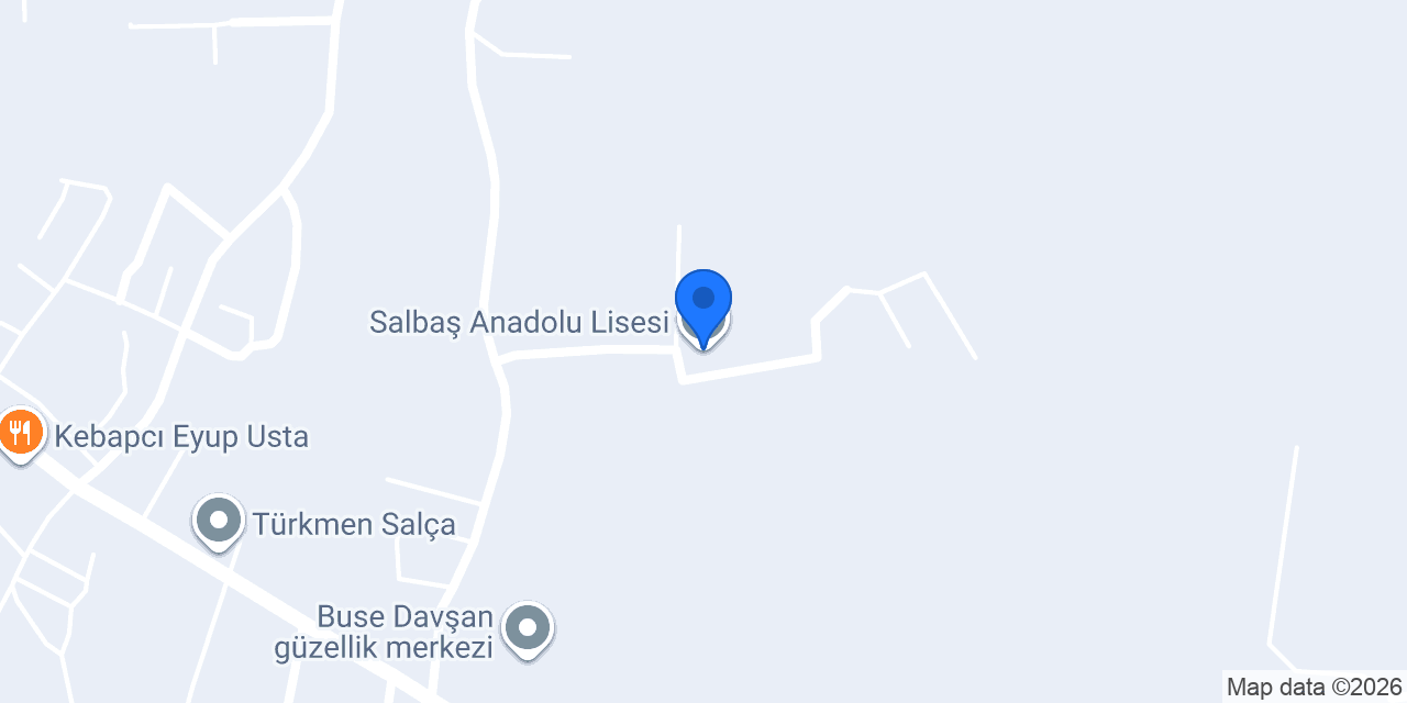 Salbaş Anadolu Lisesi konumu