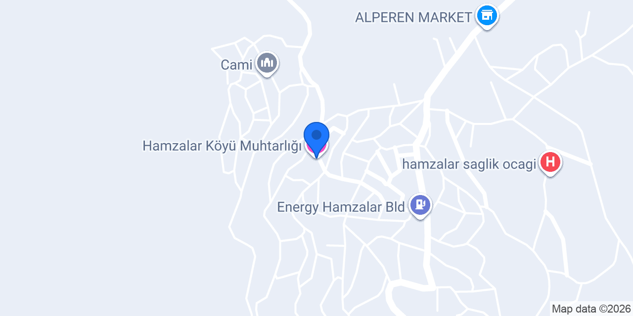 Hamzalar Köyü Muhtarlığı konumu