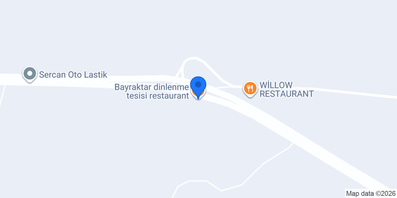 Bayraktar dinlenme tesisi restaurant konumu