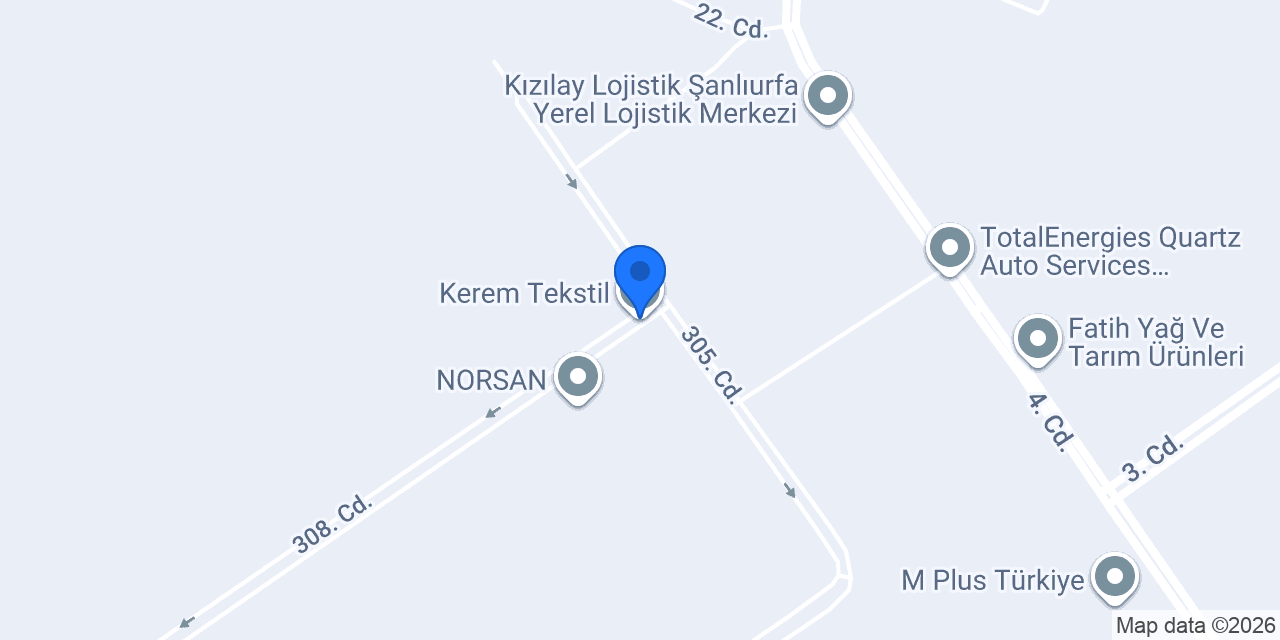 Kerem Tekstil konumu