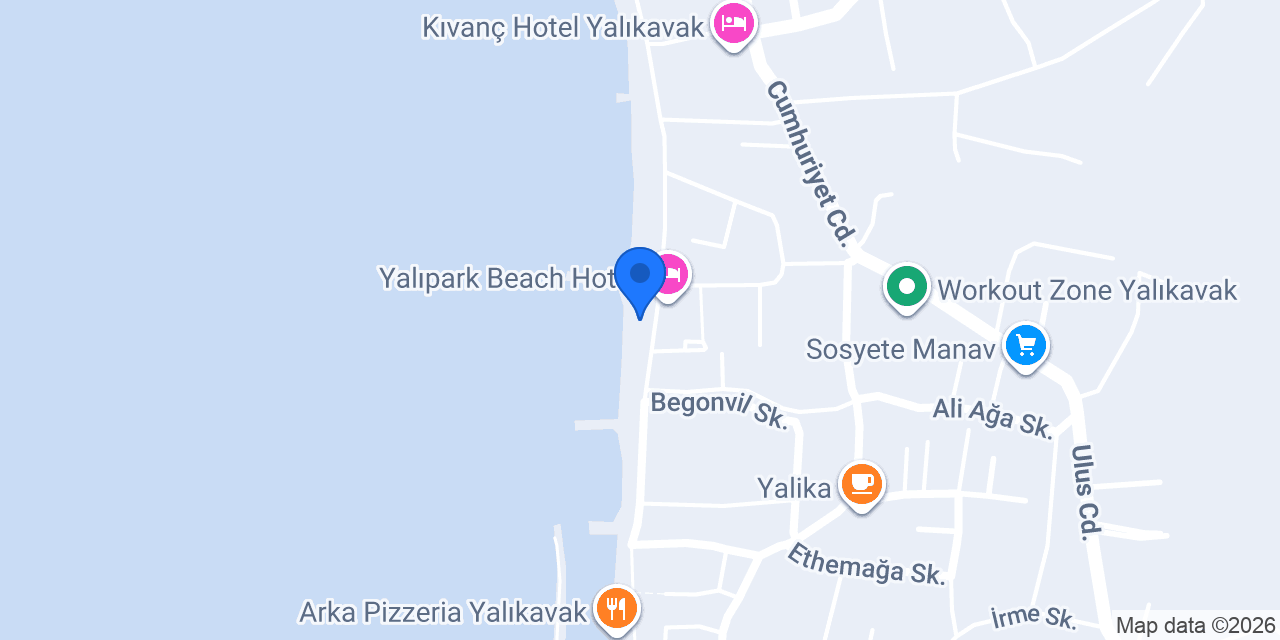 Fuoco Beach & Lounge Yalıkavak konumu