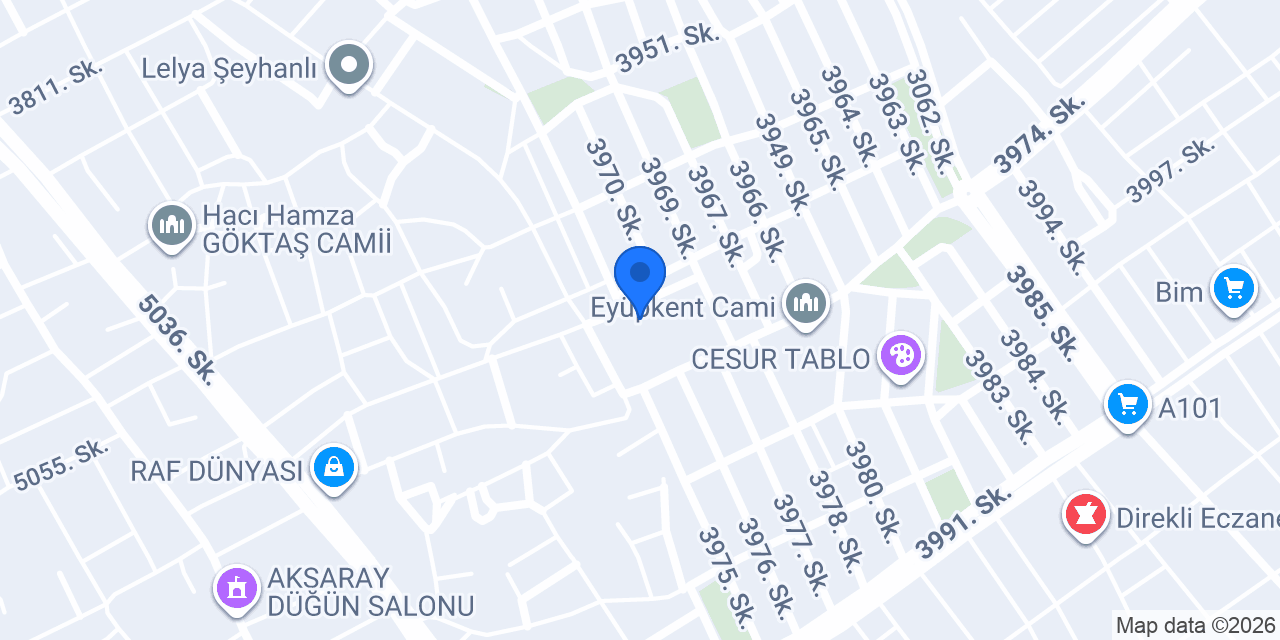 Yenice İkokulu konumu