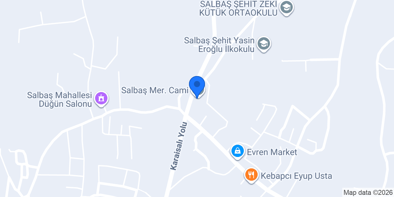Salbaş Aile Sağlığı Merkezi konumu