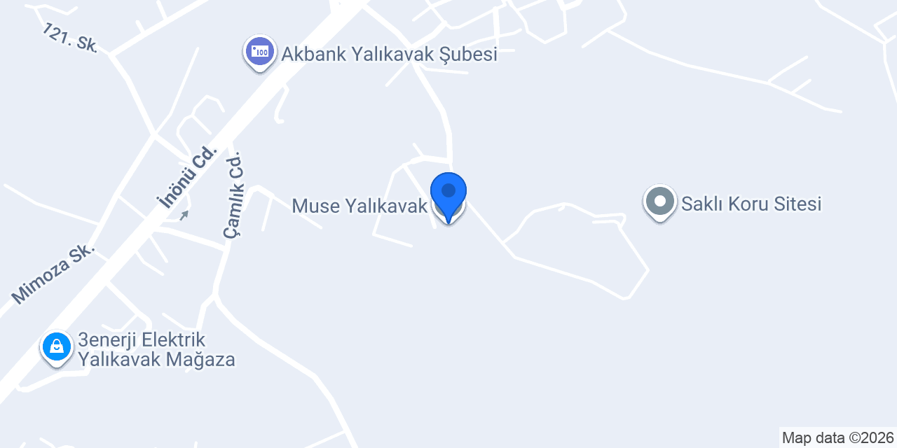 Muse Yalıkavak konumu