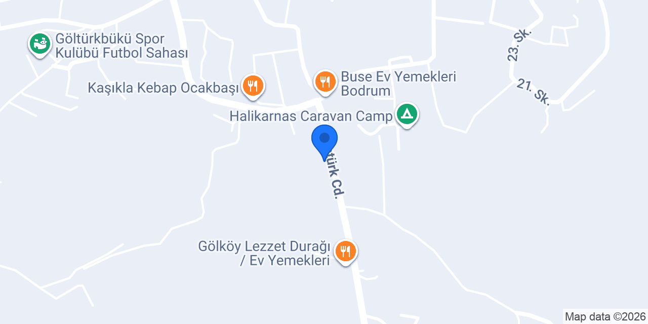 Göltürkbükü Personel Servisi konumu