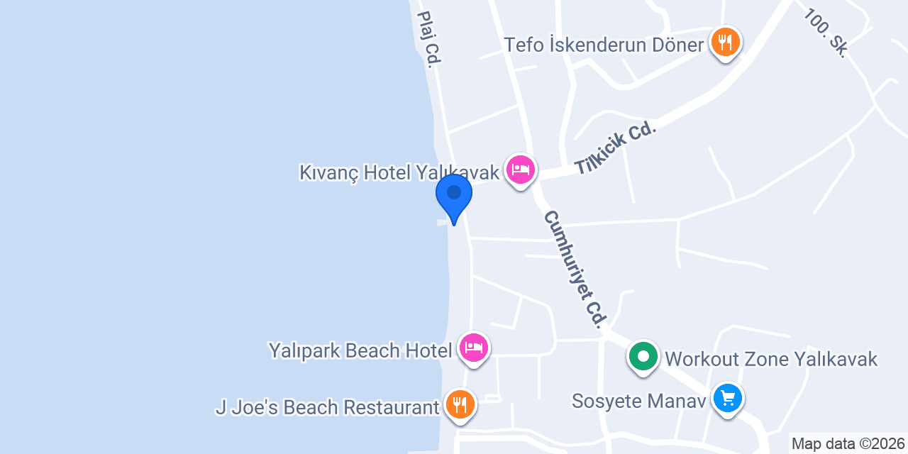 Lizbonia Otel Yalikavak konumu