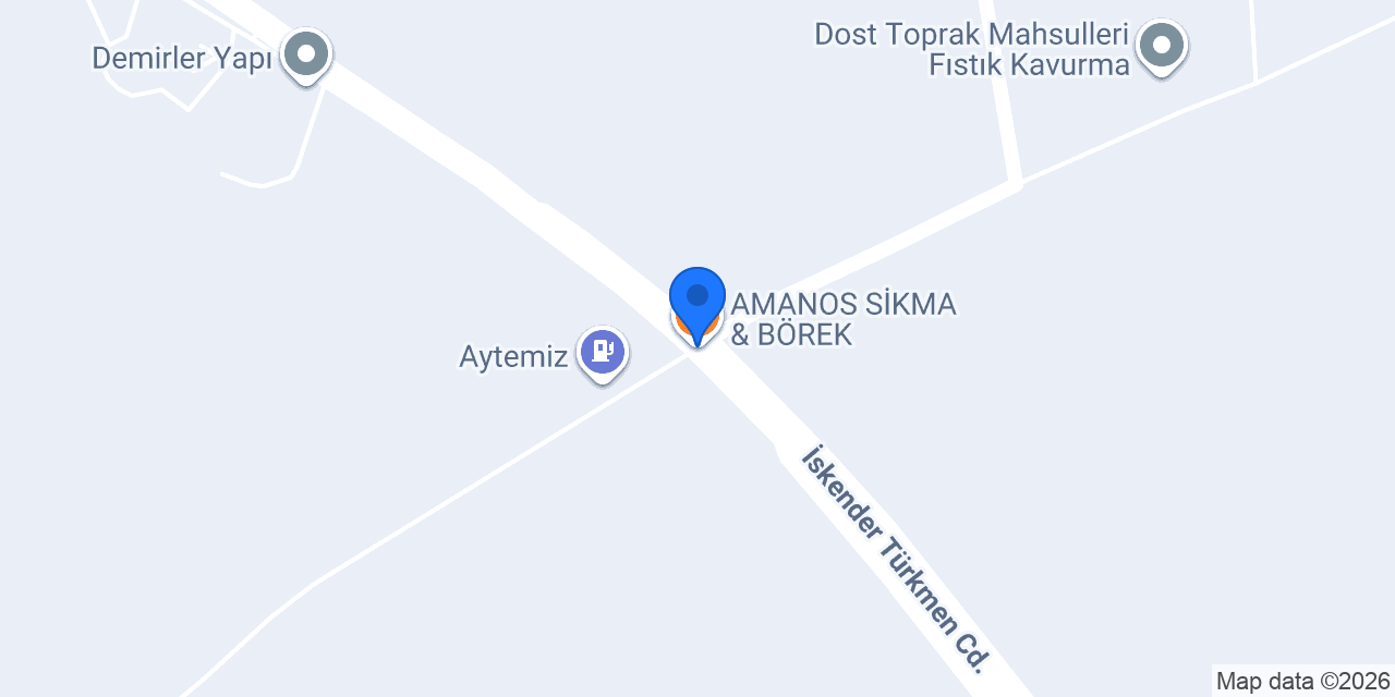 AMANOS SİKMA & BÖREK konumu