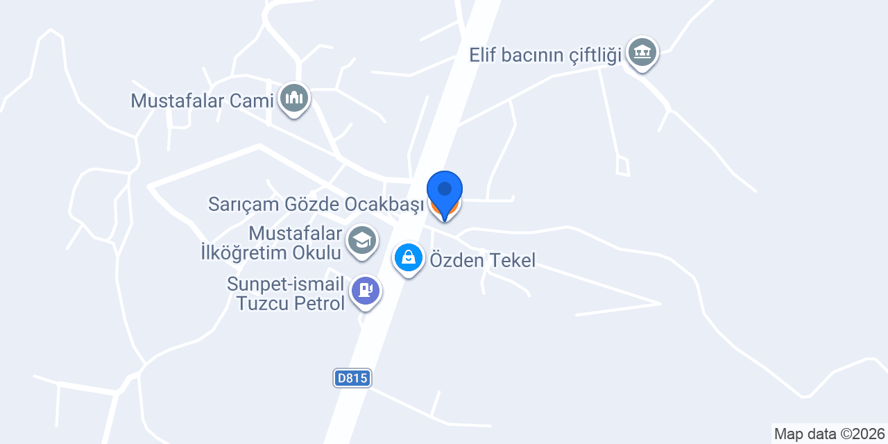Sarıçam Gözde Ocakbaşı konumu