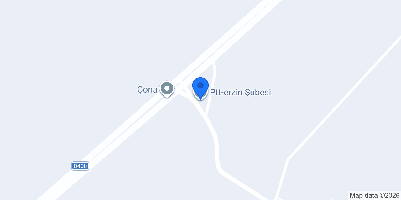 Ptt-erzin Şubesi konumu