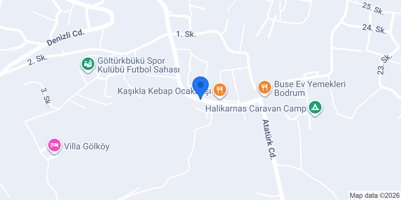 Kaşıkla yemek pide kebap çorba tatlı konumu