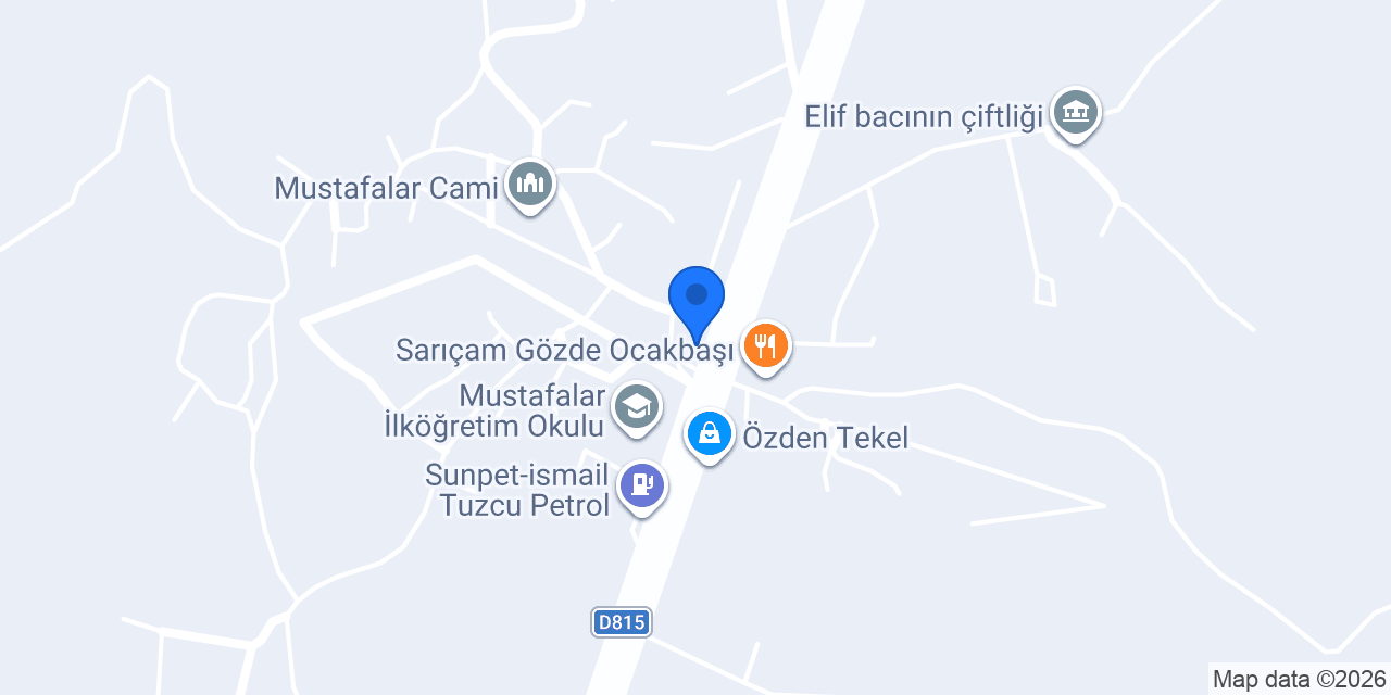 Mustafalar Aile Sağlık Merkezi konumu