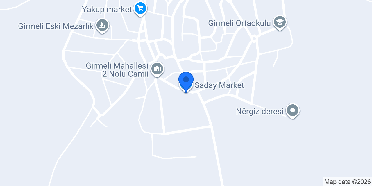 Saday Market konumu