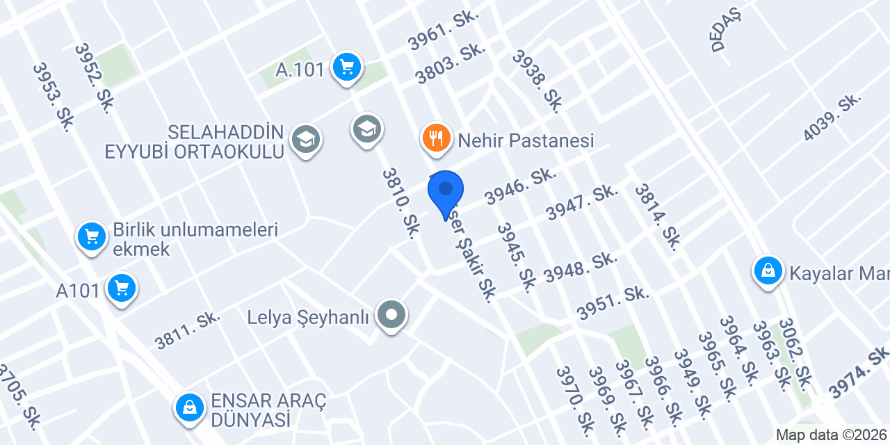 GÜLMAR AVM konumu