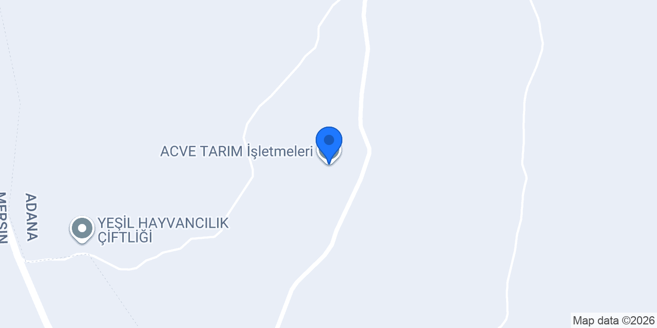 ACVE TARIM İşletmeleri konumu