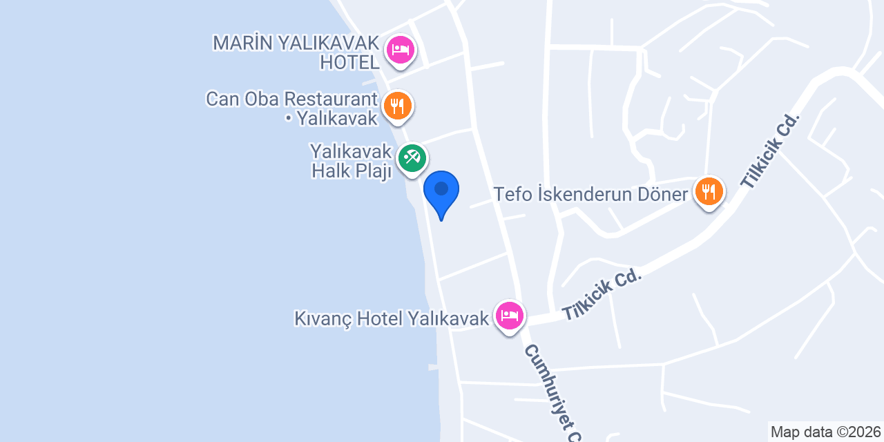 Yüksel Pansiyon konumu