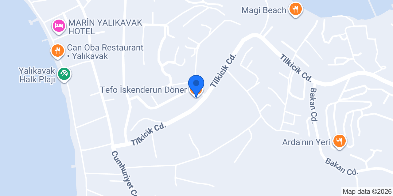 Tefo İskenderun Döner konumu