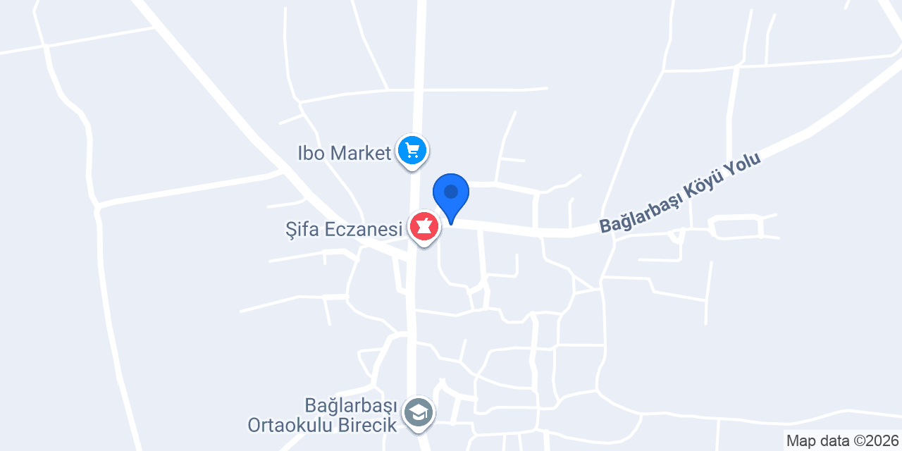 Bağlarbaşı Köyü Muhtarlığı konumu