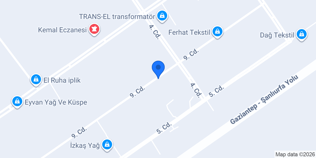 Nurs Yem Tic. San. Ltd. Şti. konumu