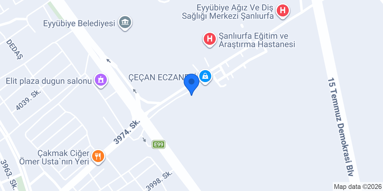Eyyübiye Medikal konumu