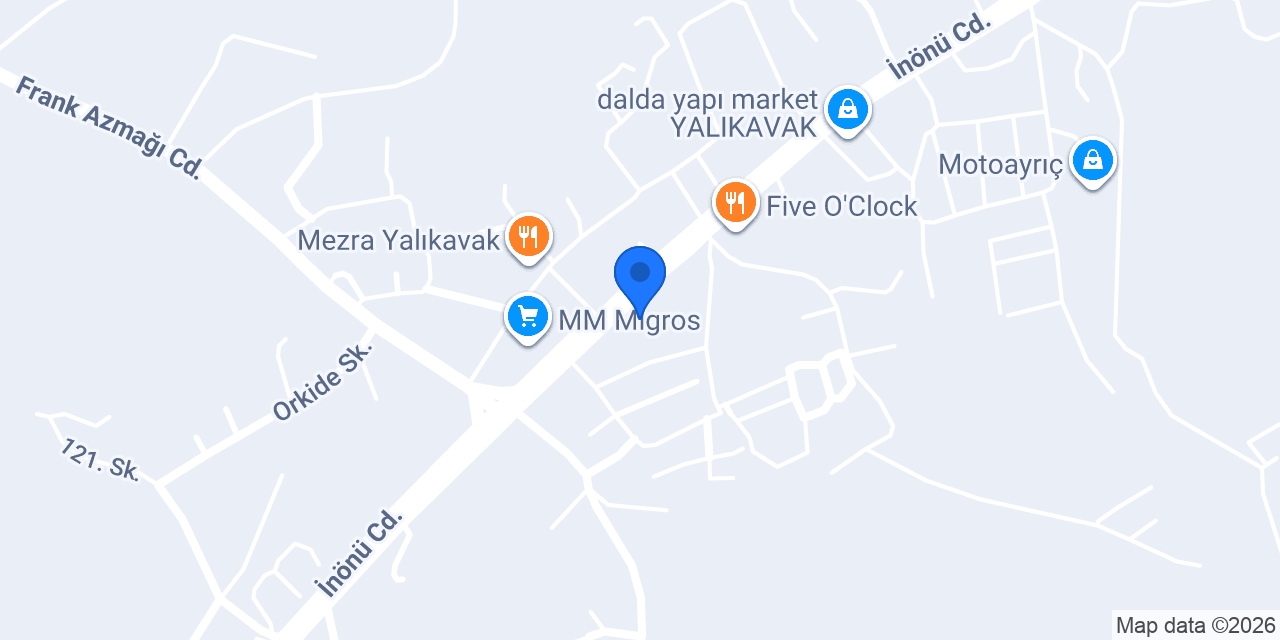 Cihan Yapı Market konumu