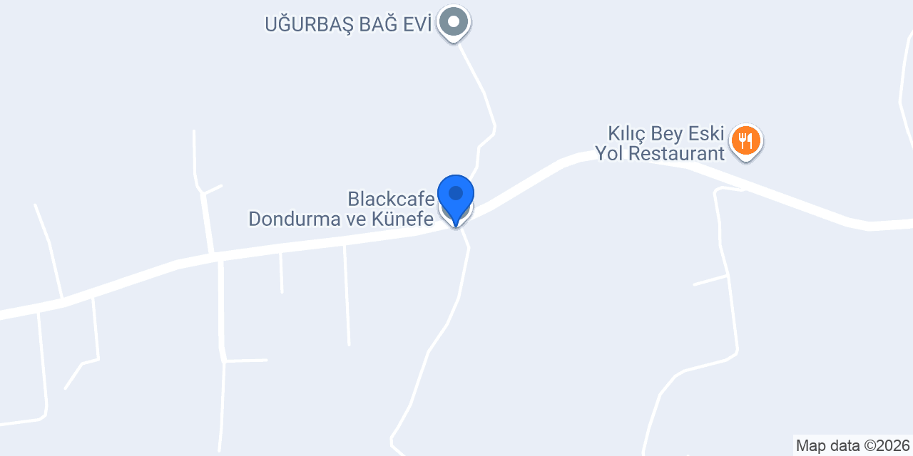Blackcafe Dondurma ve Künefe konumu