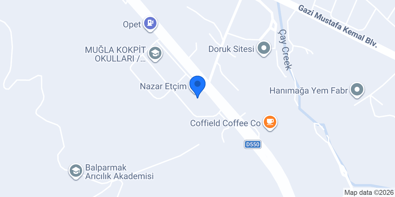 Maskotpet Petshop Ula Şubesi konumu