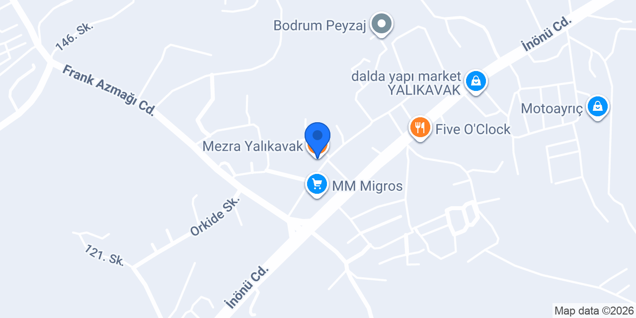 Mezra Yalıkavak konumu
