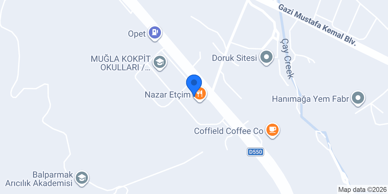 Astaş Dekorasyon konumu