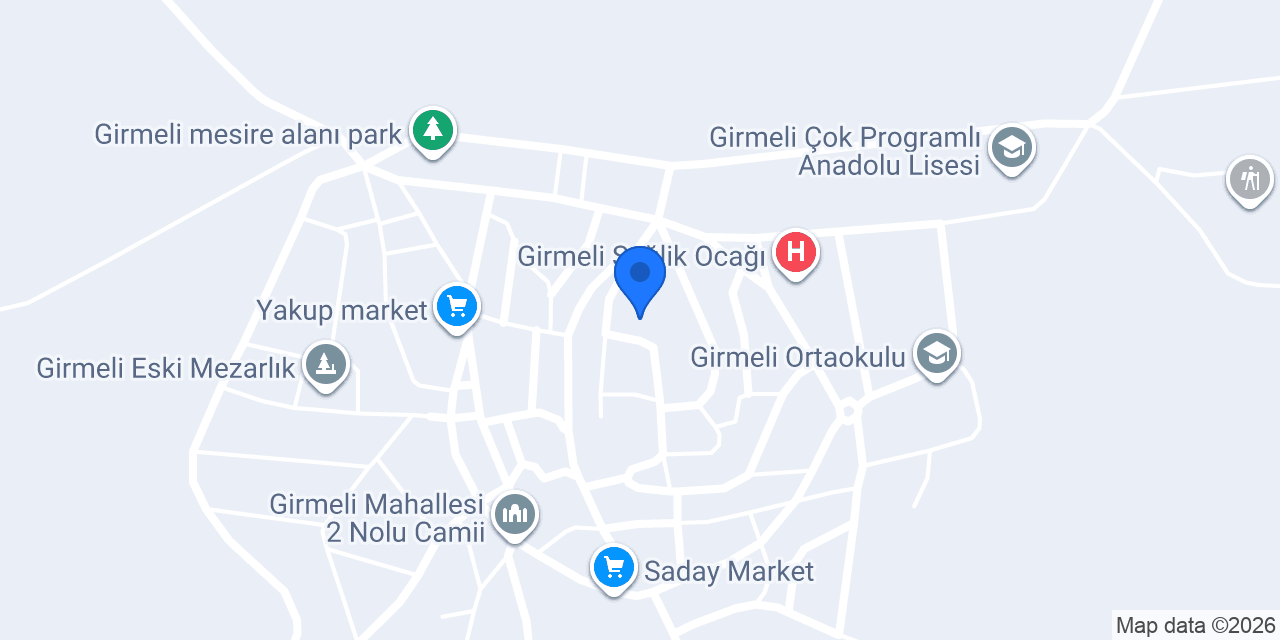 Girmeli Belediyesi konumu