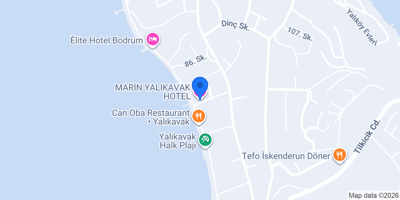 MARİN YALIKAVAK HOTEL konumu